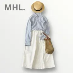 MHL マーガレットハウエル コットン リネン スカート 日本製のサムネイル
