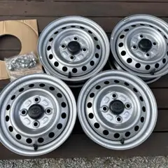 新車外し ダイハツハイゼット ジャンボ 純正スチールホイール 4個