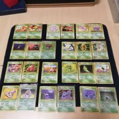 旧裏 ポケモンカードセット24枚 草タイプ