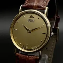 SEIKO 5 7S26-3040 自動巻き時計 ゴールド文字盤 - メルカリ