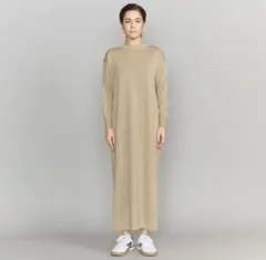 beauty&youth コットンレーヨンバックスリットワンピース　新品未使用