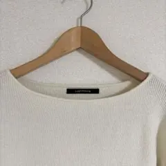 秋冬にぴったり✨フリーサイズ 長袖ニット ホワイト