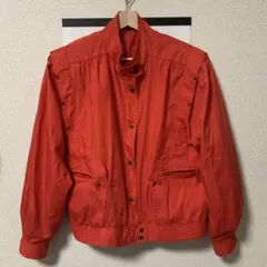 C&A ナイロンジャケット　赤　古着