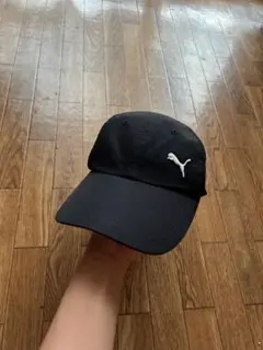 PUMA ワンポイントロゴ ナイロンキャップ ブラック