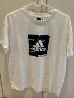 adidas グラフィックプリントTシャツ ホワイト