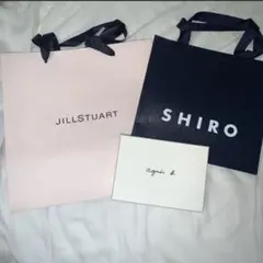 JILLSTUART  shiro ショッパー agnes b. 空箱