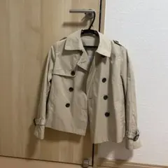INTERPLANET ベージュ トレンチコート(ショート丈)