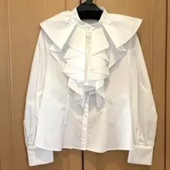 SNIDEL スナイデル　フリルボリュームブラウス