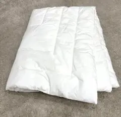 105cm x 122cm 子供用掛け布団　ベビー羽毛布団　丸洗い　ホワイト