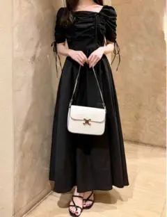 【美品】GRL 2Wayドロストリボンロングワンピース
