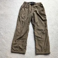 モンベルアウトドアキッズ120cmサイズ ワークパンツ　男女兼用　ベージュ