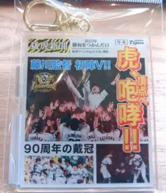 阪神 タイガース 優勝記念【新品】 胴上げ 新聞風　号外 アクキー
