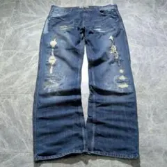 00s archive denim grunge fade swag y2k