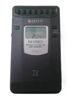 ★動作品 SONY ソニー 3BAND ポケットラジオ SRF-SX80RV★