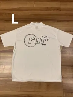 RUFFLOG ラフロッグ　ホワイト　シャツ Lサイズ Amazon.co.jp: VERTICAL LOGO MOCK TEE M ラフロッグ rufflog