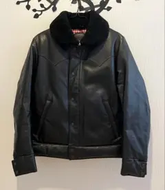 【美品】ヒステリックグラマー　山羊革レザージャケット　革ジャン　黒 HYSTERIC GLAMOURラゾーナ川崎プラザ店HOSHI / HYSTERIC GLAMOUR