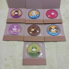 お茶犬　クリアラバーコースター　コンプリートセット