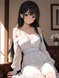 KOTONE-037　かわいい アニメ アート ポスター A4　AI