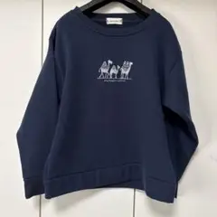 最終価格！チチカカ❤︎ラクダイラスト⭐︎紺色スウェット⭐︎美品！