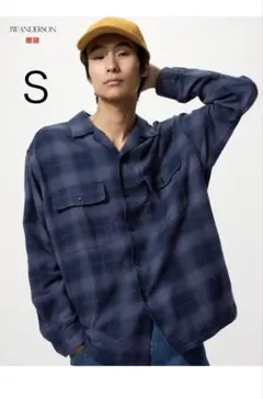 ユニクロ JW ANDERSON ブラッシュドコットンオーバーサイズシャツ
