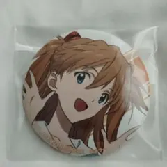 エヴァンゲリオン　アスカ　缶バッジ　エヴァストア10周年