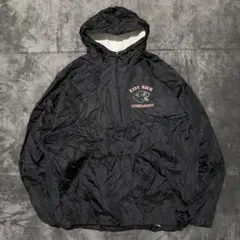 アノラックパーカー　ナイロンジャケット　アウター　プリント　古着