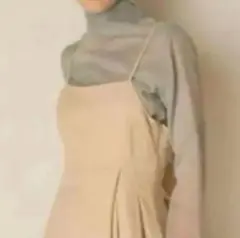 LEINWANDE ラインヴァンドBelted Linen Dress Petite Premium Linen V Neck Wrap Detail Woven Midi Dress