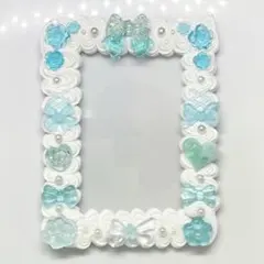 【No.107】ホイップデコ　トレカケース　エメラルドブルー　即購入可