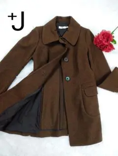 【美品】ジルサンダース×ユニクロ　+J ステンカラーコート M