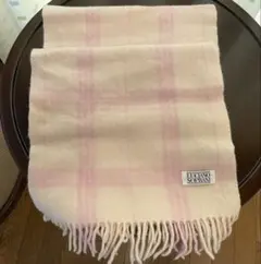 LUCIANO SOPRANI チェック柄マフラー