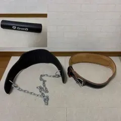 ウエイトトレーニング　ベルト類　他　3点セット　パワーベルト　グロングのサムネイル