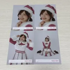 櫻坂46 松田里奈　サンタ衣装　生写真