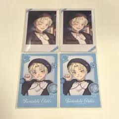 にじさんじ ウィンターデート チェキ風カード　緋八マナ 4枚セット