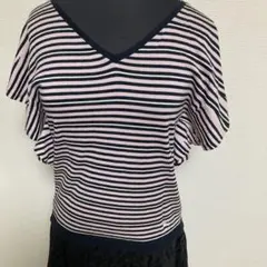 バーバリーブルーレーベル★ホースマーク入りボーダー可愛いカットソー　バーバリー