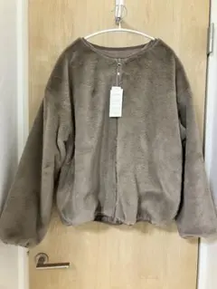 しまむら　ファーコート　ハッピーバッグ　福袋　フェイクファー　モカ　茶色