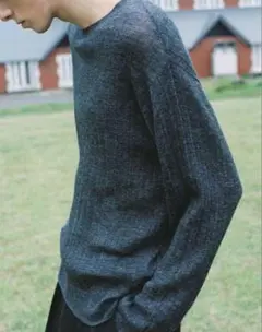LIDNM Vis/Li Random Rib Henry Knit - メルカリ