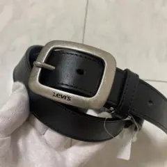 【新品未使用】Levi's リーバイス メンズ 牛革ベルト ブラック サンプル品