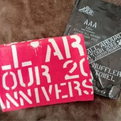 【値下げ‼️】AAA 10th マフラータオル 赤　伊藤千晃
