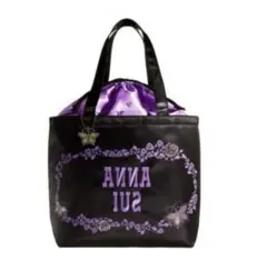 ANNA SUI 花と蝶デザイン トートバッグ
