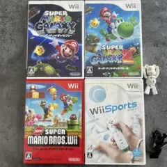 Wii ソフト マリオギャラクシー1＆2 マリブラ スポーツ wii セット
