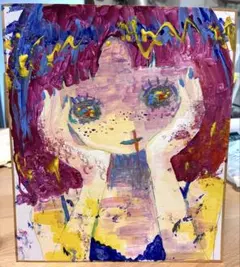 絵師100人展 三嶋くろね 少女と竜は虹色の塔へ B2　複製原画 絵師100人展 三嶋くろね 少女と竜は虹色の塔へ B2 複製原画 - メルカリ