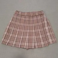 UNIQLO チェック柄 プリーツスカート 120