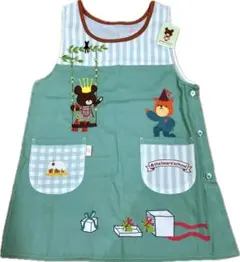 【新品】保育士 キャラクター エプロンくまのがっこう(ジャッキーブランコ)M〜Lのサムネイル
