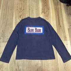 BLUE BLUE ブルーブルー デカロゴプリント ロングTシャツ サイズ1