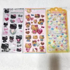 キティキラキララインストーンシール ウサハナ ドロップジュエリーシール セット