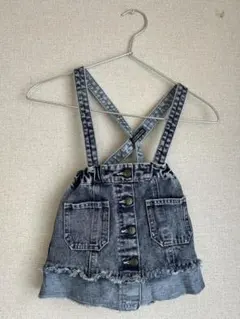 BREEZE デニムジャンバースカート サイズ90