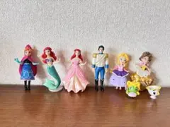 ディズニープリンセスフィギュアセット☆アリエル・アナ・ベル・ラプンツェル