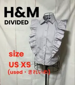 H&M エイチアンドエム ノースリーブ ブラウス(used、きれいめ)US XS