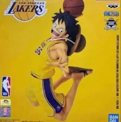 新品未開封】ONE PIECE NBA ルフィ ロサンゼルスレイカーズ - メルカリ