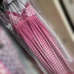 新品未使用　ロイヤルパーティー　シルク　キャミワンピース